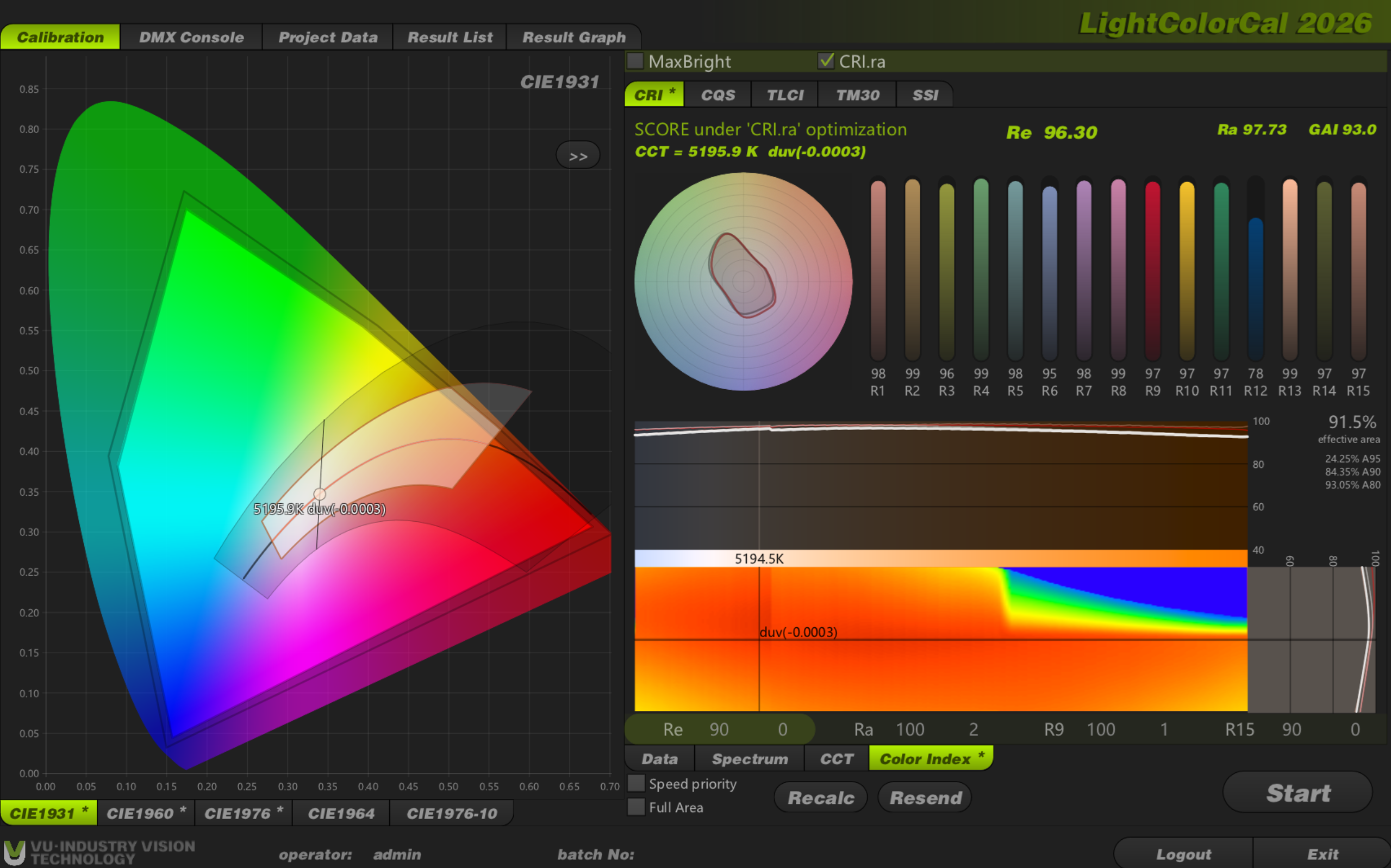 LightColorCal Lighting Color Calibration Software